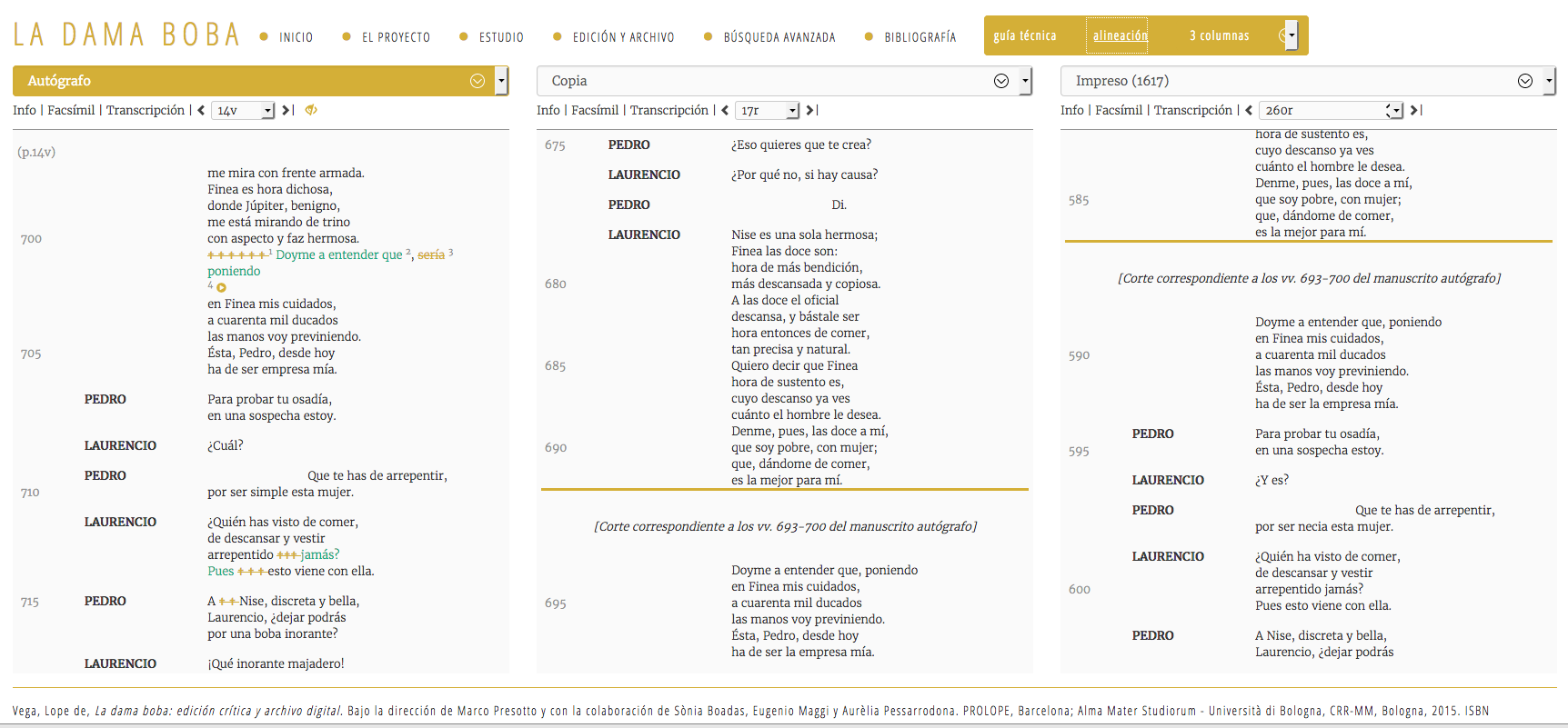 PDF) E-learning takes the stage: From La Dama Boba to a serious