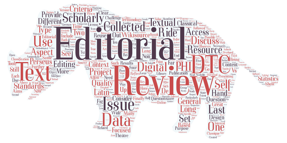 EDITORIAL: Digital Text Collections – Take Two, Action!