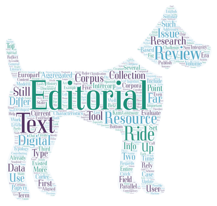 EDITORIAL: Digital Text Collections, the third